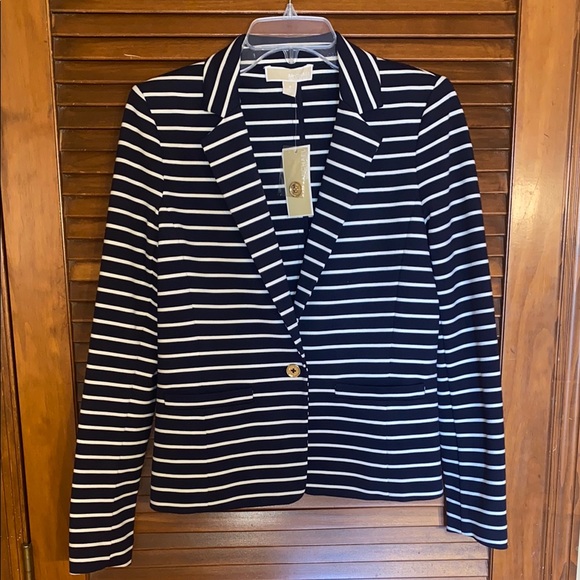 Michael Kors Striped Blazer - Picture 2 of 6
